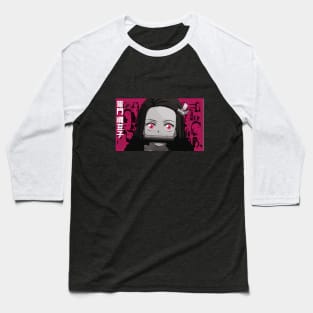 Nezuko-Chan pink Baseball T-Shirt